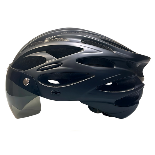 Fahrradhelm mit abnehmbarem Visier