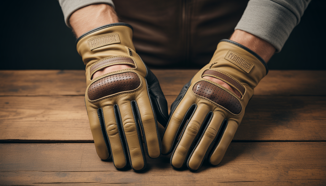 fahrradhandschuhe leder retro