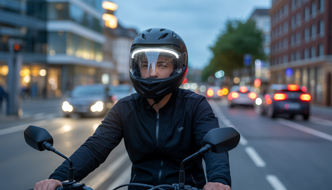 fahrradhelm mit integriertem licht