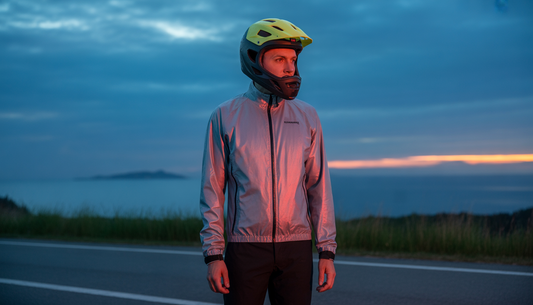 fahrradjacke reflektierend für sicherheit