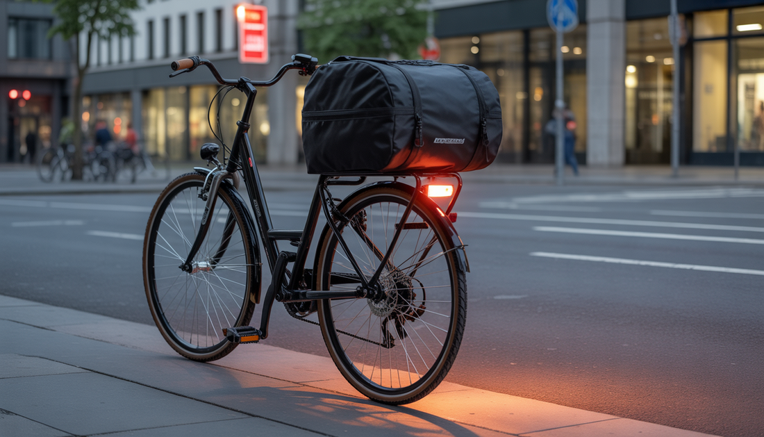 fahrradtasche mit reflektoren sicherheit