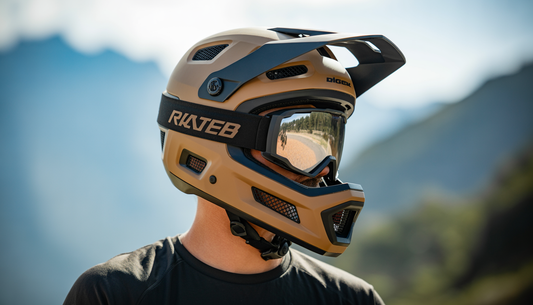 MTB Helm mit Visier