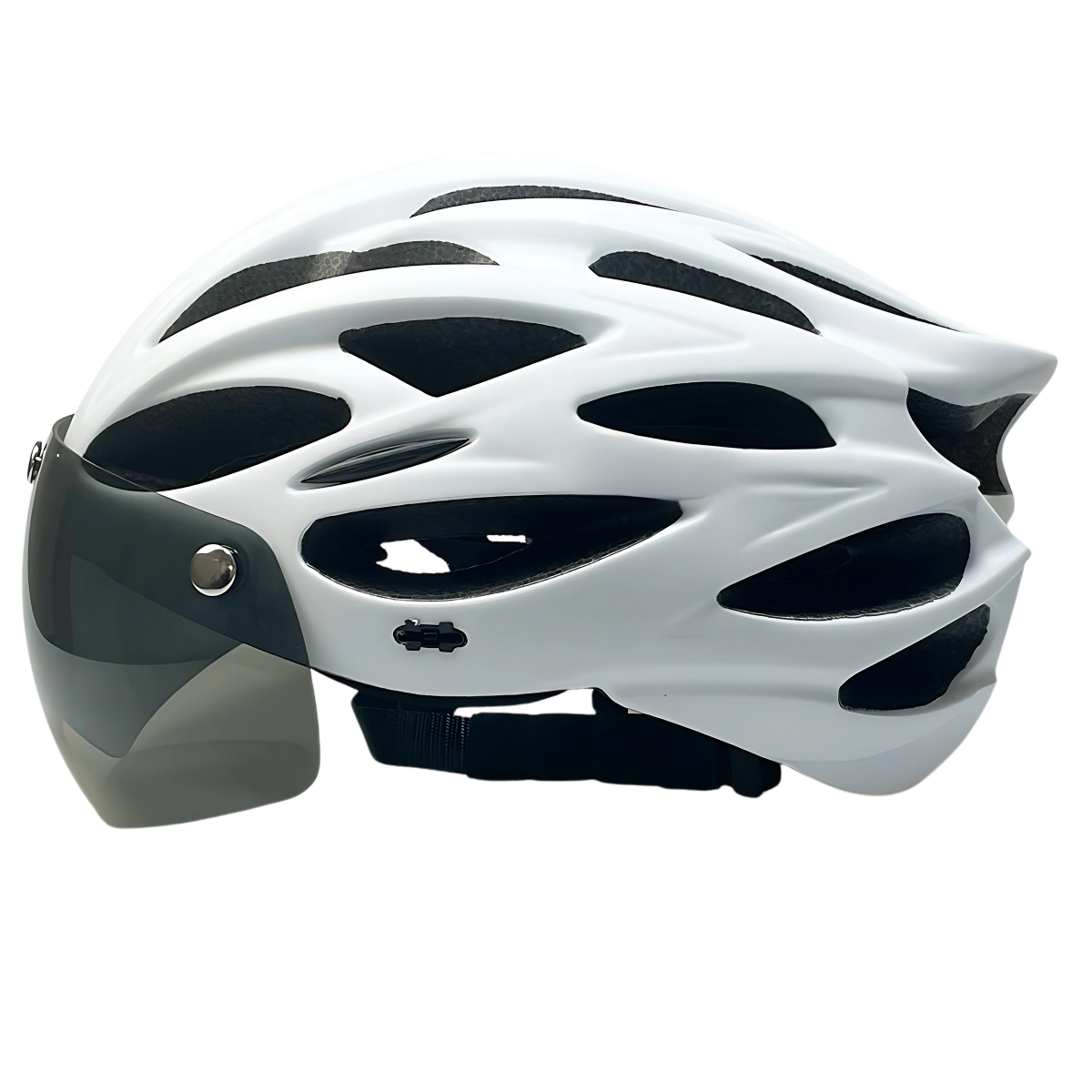 Fahrradhelm mit abnehmbarem Visier
