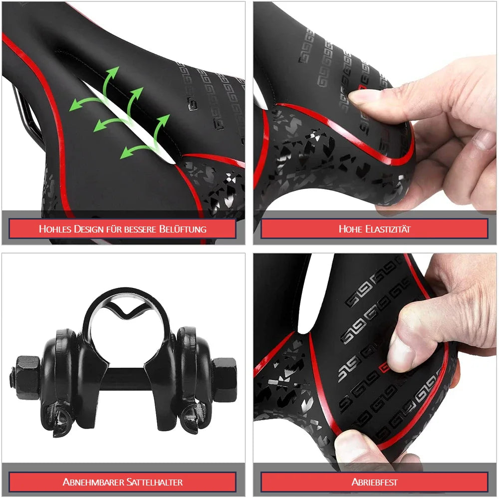 Fahrradsattel für sportlichen Komfort – VeloxSeat™