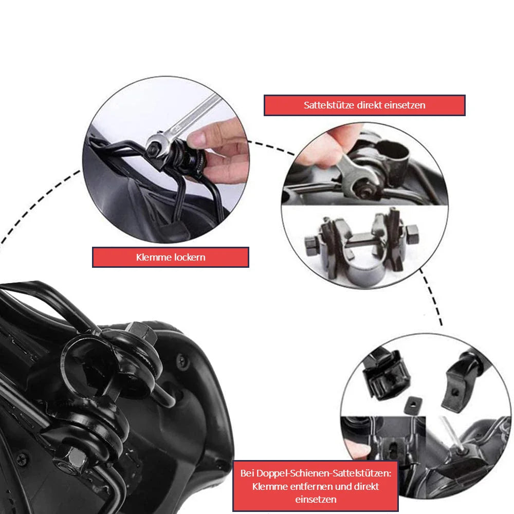 Fahrradsattel für sportlichen Komfort – VeloxSeat™
