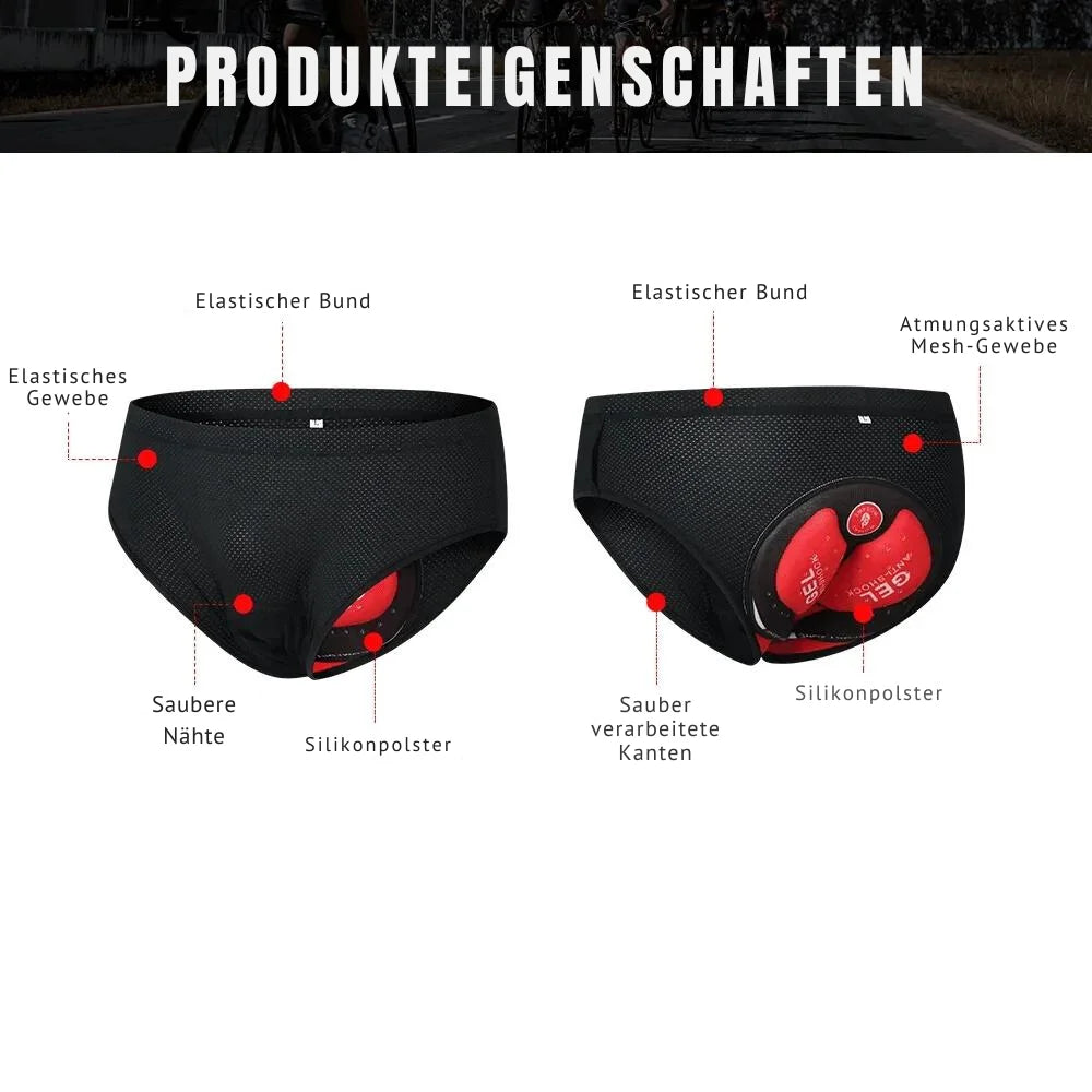Radunterwäsche mit 5D Gelpolster – GelCush™
