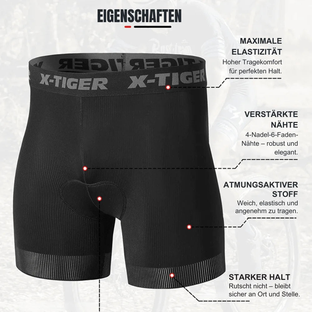 Radunterwäsche mit 5D Gelpolster – RideGuard™