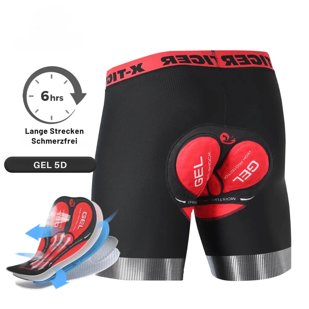 Radunterwäsche mit 5D Gelpolster – RideGuard™