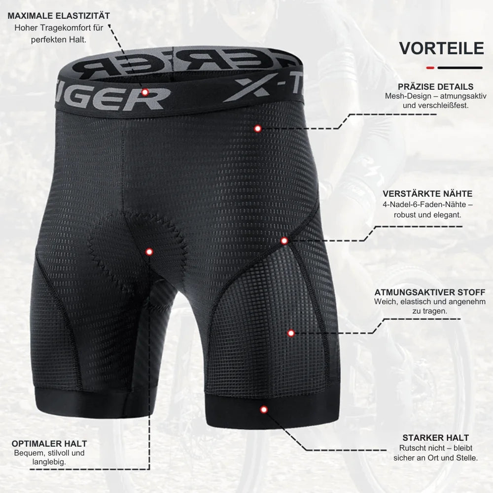 Radunterwäsche mit 5D Gelpolster – VeloShield™