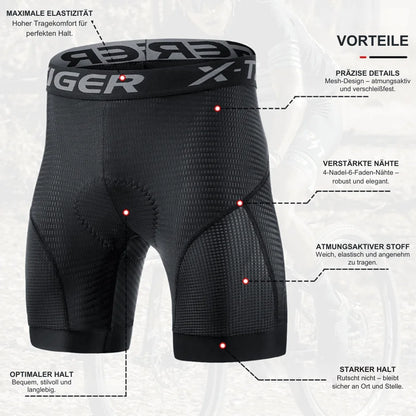 Radunterwäsche mit 5D Gelpolster – VeloShield™