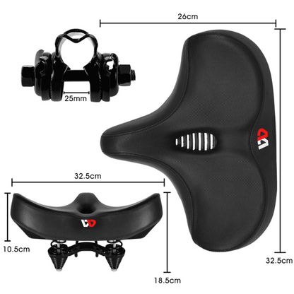 Fahrradsattel mit extra breiter Sitzfläche – MaxiComfort™