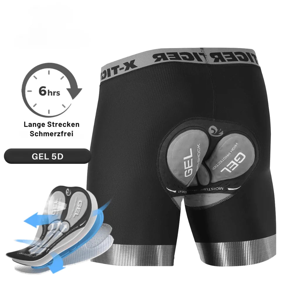 Radunterwäsche mit 5D Gelpolster – RideGuard™