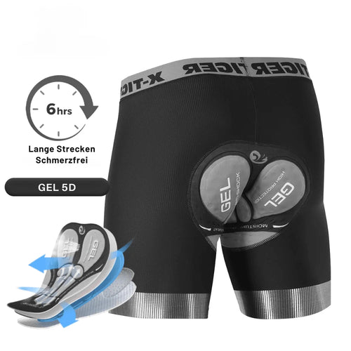 Radunterwäsche mit 5D Gelpolster – RideGuard™